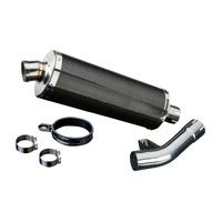 Suzuki GSF1250S GSF1250SA Bandit 07-16 350MM Oval Carbon Exhaust System Product thumb image 3