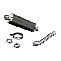 HONDA CBR250R CBR250 2011-2014 MC41 350MM OVAL CARBON EXHAUST SYSTEM Product thumb image 3