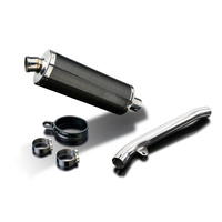Kawasaki ZX-9R ZX9R Ninja 2002-2003 350MM Oval Carbon Exhaust System Product thumb image 3