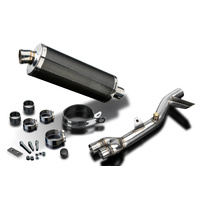 HONDA NT700V Deauville (2006-2015) 350MM OVAL CARBON EXHAUST SYSTEM Product thumb image 3