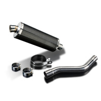 Kawasaki KLR650E 2008-2021 350MM Oval Carbon Exhaust System Product thumb image 3