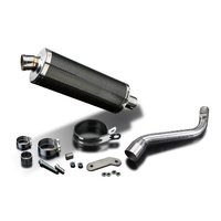 HONDA CRF250L (2012-2016) 350MM OVAL CARBON EXHAUST SYSTEM Product thumb image 3