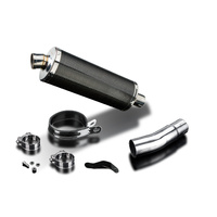 Kawasaki Ninja 400 Z400 2018-2024 350MM Oval Carbon Exhaust System Product thumb image 3