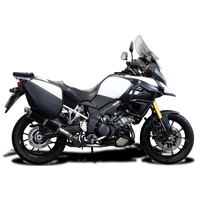 SUZUKI V-STROM DL1000 2014-2020 350MM OVAL CARBON DE-CAT SILENCER KIT Product thumb image 3