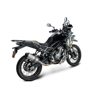 CF Moto 450 MT 2024-2026 260MM X-OVAL Titanium Exhaust System Product thumb image 3