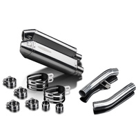 Yamaha FJR1300 2006-2012 / 2 TRI-OVAL 320mm (13 inch) L/H + R/H Silencers 304 Stainless Steel Product thumb image 3