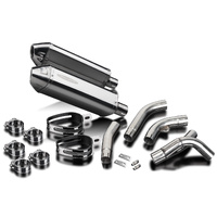 Kawasaki Ninja ZX10R ZX-10R 06 07 320MM TRI-OVAL Stainless Exhaust System Product thumb image 3
