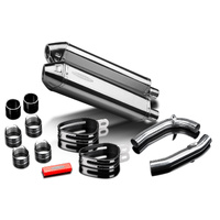 Honda VTR1000F Firestorm 1997-2006 420MM TRI-OVAL Stainless Exhaust System Product thumb image 3