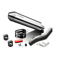 Honda VFR800 HI-LEVEL 1998-2001 420MM TRI-OVAL Stainless Exhaust System Product thumb image 3