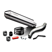 Triumph Speed Triple 955i 02-04 HI-LEVEL 420MM TRI-OVAL Stainless Exhaust System Product thumb image 3