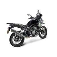 CF Moto 450 MT 2024-2026 420MM TRI-OVAL Stainless Exhaust System Product thumb image 3
