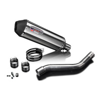 KAWASAKI KLR650C 1995-2003 343MM X-OVAL STAINLESS EXHAUST SYSTEM Product thumb image 3