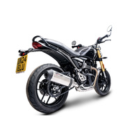 Triumph Speed 400 2024-2026 343MM X-OVAL Stainless Exhaust System Product thumb image 3