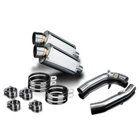 Honda VTR1000F Firestorm 1997-2006 225MM Oval Stainless Exhaust System Product thumb image 3