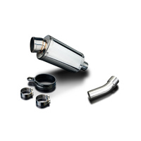 DUCATI DIAVEL 2011-2018 225MM OVAL STAINLESS EXHAUST SYSTEM Product thumb image 3