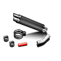 Suzuki SV650 SV650S 2003-2015 350MM Round Carbon Exhaust System Product thumb image 3