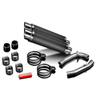 Honda VTR1000F Firestorm 1997-2006 350MM Round Carbon Exhaust System Product thumb image 3