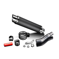 Kawasaki Ninja 300 2013-2023 350MM Round Carbon Exhaust System Product thumb image 3