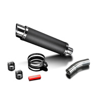 Suzuki GSXR750 GSX-R750 11-24 350MM Round Carbon Exhaust System Product thumb image 3