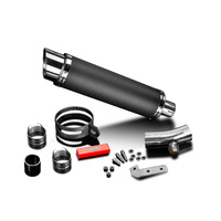 Kawasaki ER-6N ER-6F 06-11 350MM Round Carbon Exhaust System Product thumb image 3