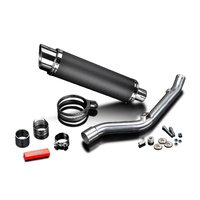 SUZUKI DR-Z400S DR-Z400K 2000-2023 350MM ROUND CARBON EXHAUST (NOT E MODEL) Product thumb image 3