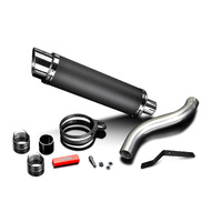 Triumph Speed Triple 955i 02-04 HI-LEVEL 350MM Round Carbon Exhaust System Product thumb image 3