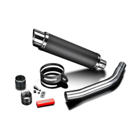 Triumph Tiger 800 ABS 2011-2020 350MM Round Carbon Exhaust System Product thumb image 3