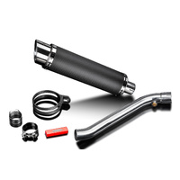 Kawasaki ZX10R Ninja ZX-10R 16-19 DE-CAT 350MM Round Carbon Exhaust System Product thumb image 3