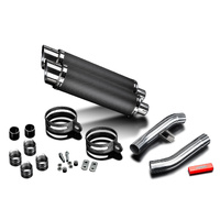 Yamaha FJR1300 (2006-2024) 350MM Round Carbon Exhaust System Product thumb image 3