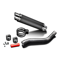 Kawasaki KLR650C 1995-2003 350MM Round Carbon DL10 Exhaust System Product thumb image 3