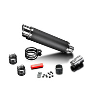 Royal Enfield Himalayan 16-22 DL10 Round 350MM Stainless Exhaust System Product thumb image 3