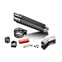 KAWASAKI Z900RS 2018-2024 350MM ROUND CARBON EXHAUST SYSTEM Product thumb image 3