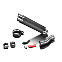 Triumph Scrambler 400X 2024-2026 350MM Round Carbon Exhaust System Product thumb image 3