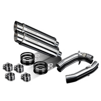 Honda VTR1000F Firestorm 1997-2006 350MM Round Stainless Exhaust System Product thumb image 3