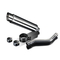 Kawasaki KLR650E 2008-2024 SL10 350MM Round Stainless Exhaust System Product thumb image 3