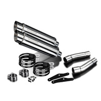 Ducati Monster 620/695/800 2002-2008 SL10 350MM Round Stainless Exhaust System Product thumb image 3