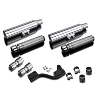 Yamaha XVS1100 A 1998-2018 Dragstar Classic V-STAR 410MM Bull Nose Exhaust Product thumb image 3