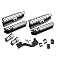 Yamaha XVS1100 A 1998-2018 Dragstar Classic V-STAR 410MM Slash CUT Exhaust Product thumb image 3