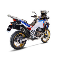 Leovince LV SLIP-ON A | LV ONE EVO | Stainless Black | CRF 1100 L AF Twin/ADV Sport/DCT 20> (Fits w orig. pann) Product thumb image 3