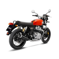 Leovince LV SLIP-ON 2 | Classic Race Black | Stainless | Conti GT / Intercept 650 19> Product thumb image 3