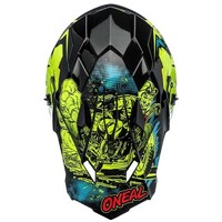Oneal 2SRS Youth Off Road Helmet Villain V.22 Neon Yellow Product thumb image 3