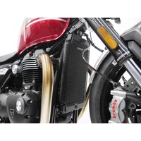 Evotech Radiator Guard - Triumph Bonneville T120 Black Applies to Triumph. (For the years & models refer to description) Product thumb image 3