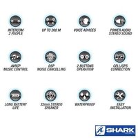 Sharktooth Prime Motorcycle Bluetooth System Product thumb image 3