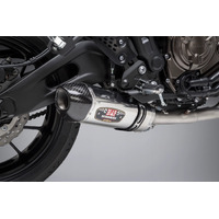 Yoshimura FZ/MT-07 15-24 / XSR700 18-24 / R7 22-24 RACE R-77 STAINLESS FULL EXHAUST, W/ STAINLESS MUFFLER Product thumb image 3