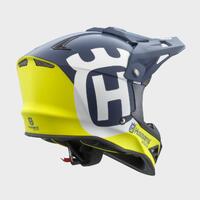 Husqvarna Kids Railed Helmet - Blue/Yellow Product thumb image 4