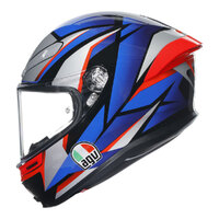 AGV K6 S Helmet Slashcut Blue/Red Product thumb image 4
