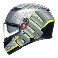 AGV K3 Fortify Helmet Grey/Black/Yellow Fluo Product thumb image 4