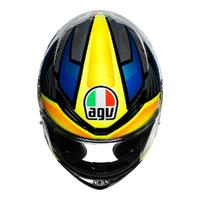 AGV K6 Helmet Joan Black/Blue/Yellow Product thumb image 4