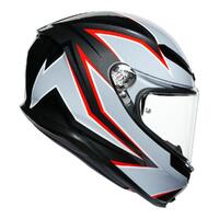 AGV K6 Helmet Flash Matt Black/Grey/Red Product thumb image 4