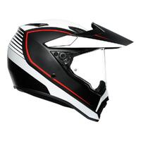 AGV AX9 Pacific Adventure Helmet Matt Black/White/Red Product thumb image 4